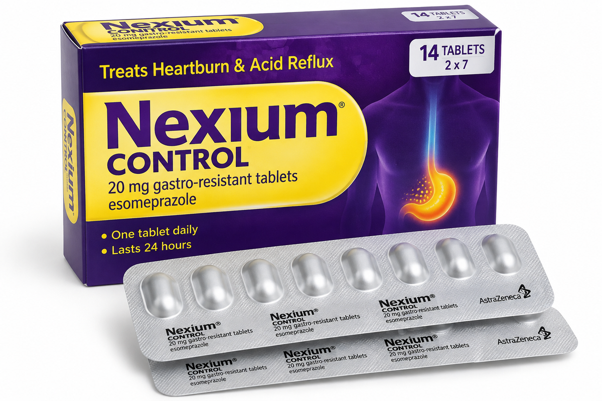 Nexium Control 20 mg – 7 comprimidos gastrorresistentes