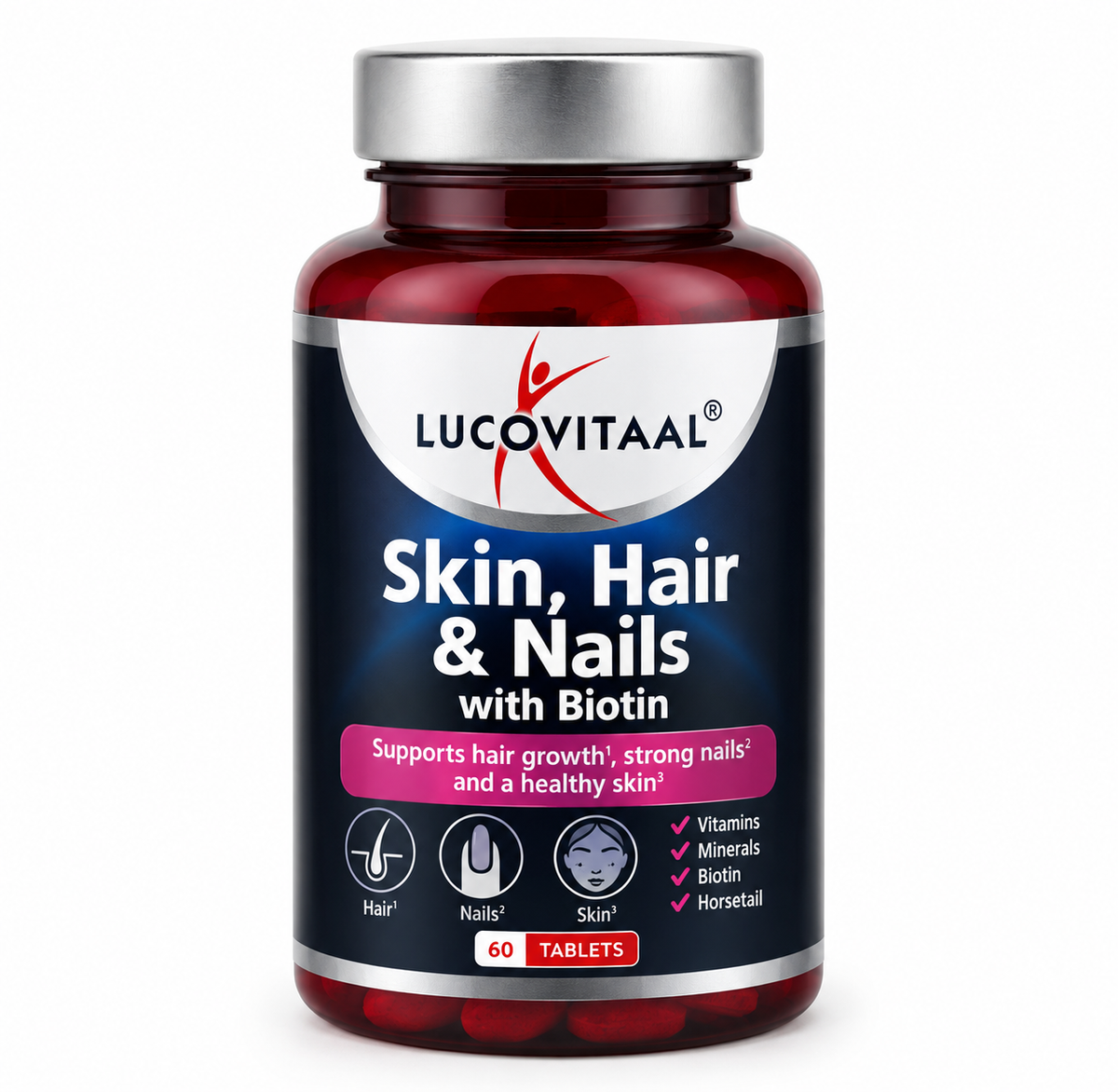 Lucovitaal Piel, cabello y uñas – 60 comprimidos